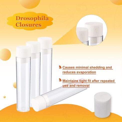 Biologix Wide Vials Plug, Densest Sponge Autoclavable Drosophila Plugs for Wide Drosophila Vials, 28 * 30mm, 1000/PACK in Kuwait