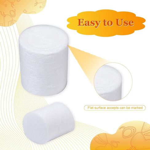 Biologix Wide Vials Plug, Densest Sponge Autoclavable Drosophila Plugs for Wide Drosophila Vials, 28 * 30mm, 1000/PACK in Kuwait