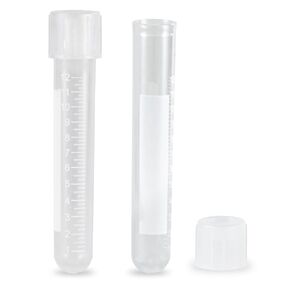Culture Tube, 14ml Sterile Culture Tube with Dual Position Cap, 17×100mm, Graduation, Polypropylene, Pack of 50 in Kuwait