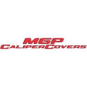 MGP Brake Caliper Covers Compatible with 2019-2025 Chevrolet Silverado, Tahoe, Suburban - Red Powder-Coated Finish, Engraved Chevy Logo, Aluminun Front and Rear Caliper Covers (Set of 4) in Kuwait