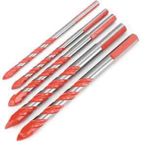 5pcs Center Drill Ceramic Tile Drill Bit DIY Wall Hole Drilling Tool Bit (6mm 6mm 8mm 10mm 12mm) in Saudi Arabia