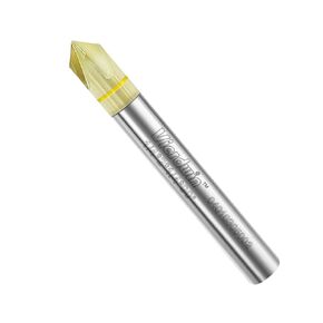 60 ° V-Groove Chamfer End Mill ، 1/4 "Shank ، 4-Flute ، 1/4" القطع ، بتات CNC للألمنيوم ، النحاس ، البلاستيك ، الخشب (1pc) in Kuwait