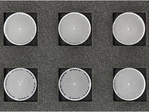 Cell Spheroid Honeycomb Culture Chip with 394 Wells, Fits 24-Well Plates, Sterile, Vacuum Packed, Box of 12 in Saudi Arabia