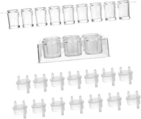 17-Piece Multi-Functional Plastic Chemical Reaction Well Plate Set for Lab Experiments Versatile Spot Plate for Chemical Reactions and Scientific Studies in Saudi Arabia