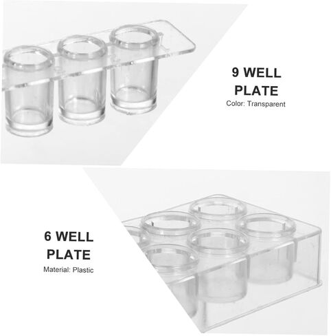 17-Piece Multi-Functional Plastic Chemical Reaction Well Plate Set for Lab Experiments Versatile Spot Plate for Chemical Reactions and Scientific Studies in Saudi Arabia