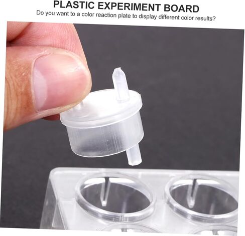 17-Piece Multi-Functional Plastic Chemical Reaction Well Plate Set for Lab Experiments Versatile Spot Plate for Chemical Reactions and Scientific Studies in Saudi Arabia