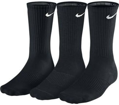 Nike Unisex Everyday Plus Cushion Crew 3-Pair Pack Socks, White, Medium in Saudi Arabia