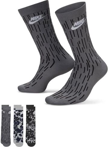 Nike Unisex Everyday Plus Cushion Crew 3-Pair Pack Socks, White, Medium in Saudi Arabia
