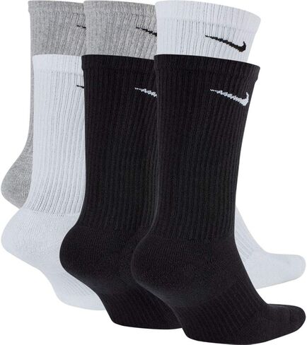 Nike Unisex Everyday Plus Cushion Crew 3-Pair Pack Socks, White, Medium in Saudi Arabia
