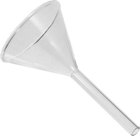 Bestyash Glass Triangle Faudle 60mm borosilicate marlows for lab استخدم قمع تغذية المثلث الصلب للسوائل والمساحيق لتجارب الكيمياء وتطبيقات المطبخ in Kuwait