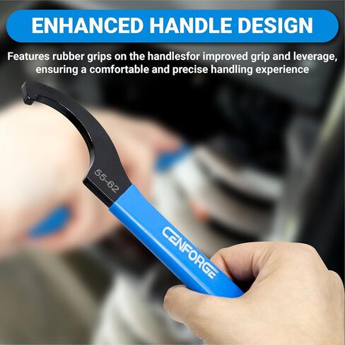 Cenfoge Double-ended Coilover Adjustment Spanner Wrench Set, 3-PC. Tool Kit for Suspension System and Shock Adjustments, Fit Coilovers Shocks with Nut OD APU13, APU16, ER25, ER32, ER40, C32 in Saudi Arabia