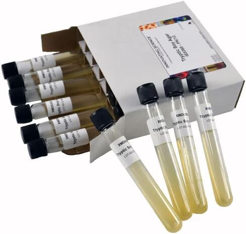 ALDON Innovating Science Tryptic Soy Agar Slant Tubes, Pack of 12 - Sterile Microbiological Culture Media - The Curated Chemical Collection in Saudi Arabia