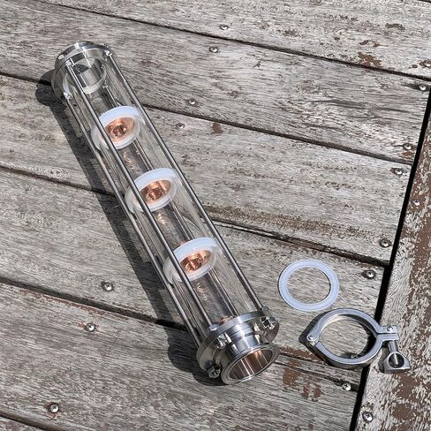 2 Inch 4 Plate Glass Reflux Still Column in Kuwait