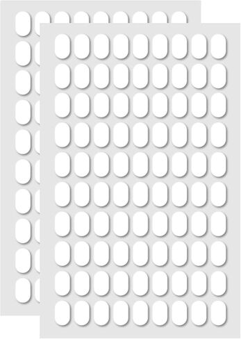 180 PCS ملصقات ملصقات ملصقات لزجة ، ملصقات صافية لزجة مزدوجة الجوانب ، لا يوجد ملصق تتبع المعجون القابل للإزالة للماء المعجون لزخارف المهرجان لزجة (0.31 "× 0.51") in Saudi Arabia