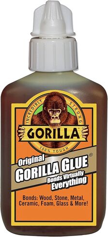 Gorilla Original Gorilla Glue, Waterproof Polyurethane Glue, 2 Ounce Bottle, Brown, (Pack of 1) in Kuwait