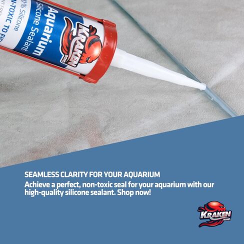 Kraken Bond Black Aquarium Silicone Sealant - (2x10.1 Fl. أوقية. in Saudi Arabia