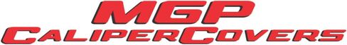 MGP Brake Caliper Covers Compatible with 2019-2025 Chevrolet Silverado, Tahoe, Suburban - Red Powder-Coated Finish, Engraved Chevy Logo, Aluminun Front and Rear Caliper Covers (Set of 4) in Saudi Arabia