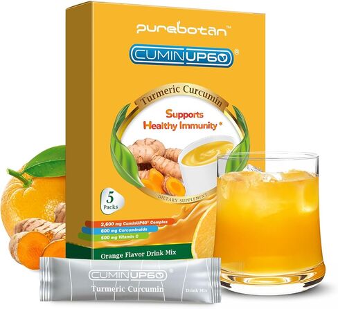 مسحوق مشروب الكركمين الكركمين ، لقطات مناعة عافية فيتامين C ، نكهة الحمضيات البرتقالية حزم مزيج المشروبات الفورية ، مجمع الكركمين امتصاص عالي الامتصاص ، ملحق صحية مشتركة in Kuwait