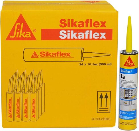 Sikaflex 1A Kit - مكون واحد ، مرن ، غير SAG ، الخرسانة البولي يوريثان ومسربات البناء للأسطح الرأسية والأفقية ، Sikaflex 1A 10 أونصة (الحجر الجيري ، حزمة 12) in Kuwait