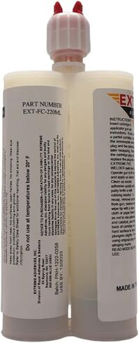 PVC Trimwelder Fast Cure 50 ML خرطوشة و 2 خلاطات QWIK ، لن يكون الرغوة أو الجري أو بالتنقيط ، جاهزة في 10 إلى 30 دقيقة ، لزوجة متوسطة وأبيض خالي من المذيبات in Kuwait