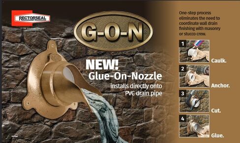 Rectorseal 82703 Glue on Nozzle Nickel Brass, 3 Inch in Saudi Arabia