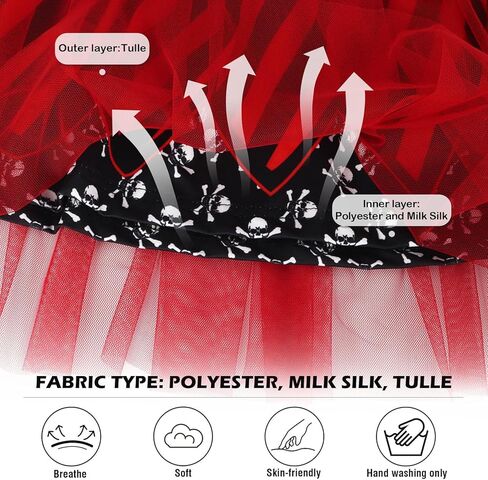 HenzWorld Girls Princess Dress Short Flutter Sleeve Tulle Costume Dress up Toddler Kids Halloween Cosplay Theme Party Outfit in Kuwait