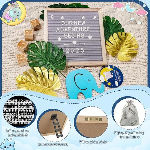 11 PCS مجموعة إعلانات للحمل ، تكشف الحمل الأفكار التي تشمل إحساس رسائل لوحة صغار صورة صغار in Kuwait