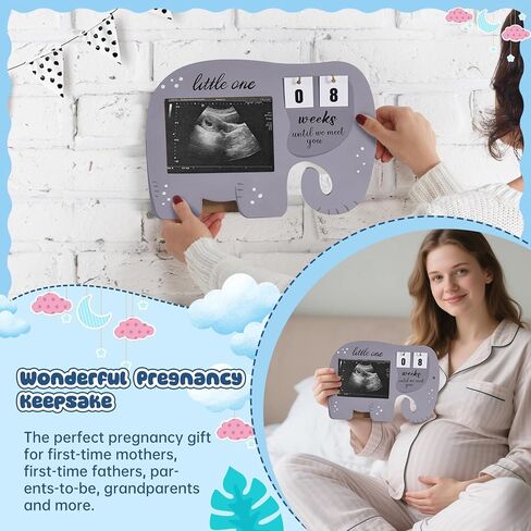 11 PCS مجموعة إعلانات للحمل ، تكشف الحمل الأفكار التي تشمل إحساس رسائل لوحة صغار صورة صغار in Kuwait