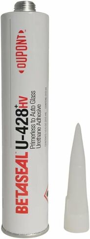 U -428+ HV Fast Cure Cure Auto Glass urethane لاصق - Primerless ، 310 مل (10.5 أوقية) خراطيش (خرطوشة ، 2 ، العد) in Kuwait