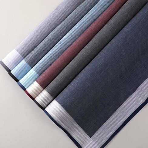 Cotton Mens Handkerchiefs Plaid Handkerchiefs for Men Hankies Classic Assorted Men's Handkerchief with Check in Kuwait