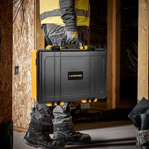 حالة صلبة لجهاز التوجيه DeWalt - حقيبة أدوات لـ DeWalt 20V Max XR Cordless Tower Tool ، صندوق مضاد للماء ومربع صدمية لـ Dewalt Router DCW600B | قاعدة اندفاع DNP612 | البطارية والشاحن (حالة فقط) in Kuwait