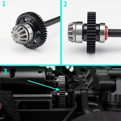 RC Steel Spur Gear 59t 0.5m Gear Main For Arrma 1/18 Granite Grom/Typhon Grom 1/14 Mini Mojave Grom 2S Upgrade Accessories in Kuwait