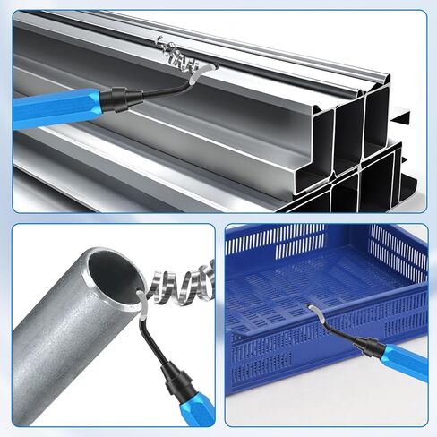Deburring Tool Set with 15 High Speed Steel Swivel Blades, Deburring Tool Ideal for Metal, Resin, Copper, Plastic, PVC Pipes, 3D Printing Burr Removal Reamer Tool in Saudi Arabia