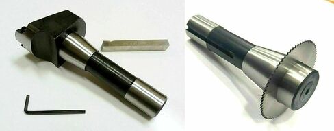 مجموعة من 2pc R8 SHANK SLITTING/SWATING SAW & FLY CUTTER R8 Shank for Bridgeport-AMZ685 in Kuwait