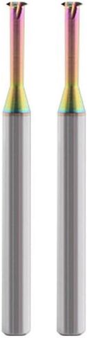 2pcs Metric Carbide Thread Milling Cutter Thread End Mill for Aluminum Thread Angle 60 Degree CNC Metal Processing Replacement Taps - D6.0，pitch0.5~1.5 in Kuwait