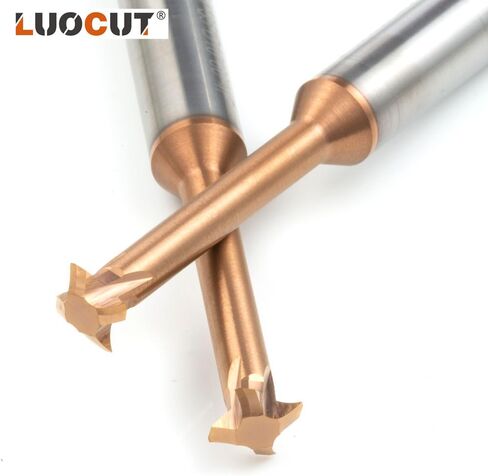 Thread Milling Cutter CNC Metric Thread milling Machine AlTiN Coating HRC60 for Steel M2 M3 M4 M5 (2pcs D4.85 P0.5-1.5) in Saudi Arabia