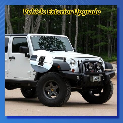 Aluminum Hood Latch Lock Catch Flag Style Compatible with Jeep Wrangler 2007-2017 JK/JKU, 2018-2022 JL/JLU, 2020-2024 Gladiator, 1 Pair in Saudi Arabia