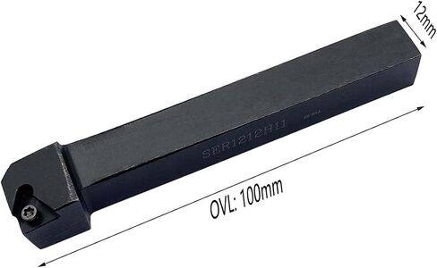 GBJ SER1212H11 Lathe Threading Holder External Threading Internal Threading Tool Threading Holder 11ER A60 Threading Inserts (SER1212H11) in Saudi Arabia