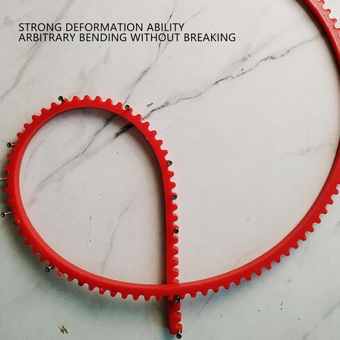 Marhynchus Woodworking Profiling Strip Gear Driven Flexible Curve Template Adjustable Fixed Complex Shape Contour Tool for Woodworkers Handicraft Enthusiasts (3.28ft) in Saudi Arabia