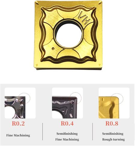 10pcs Square Carbide Replacement Inserts SNMG120404 SNMG431 Planing Cutting Tools Slotting Maching Stainless Steel Semi Finishing (10pcs SNMG120404-HA) in Kuwait
