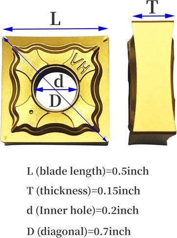 10pcs Square Carbide Replacement Inserts SNMG120404 SNMG431 Planing Cutting Tools Slotting Maching Stainless Steel Semi Finishing (10pcs SNMG120404-HA) in Kuwait