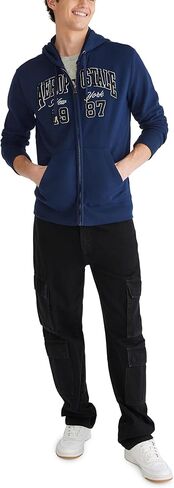 AEROPOSTALE Men's Aero Logo Full Zip Hoodie-Arch in Kuwait
