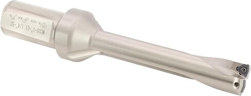 CME Tools Indexable Drill Set, 10 pcs Carbide Inserts, 1 1/8" Drill Diameter, 3 3/8" Drill Depth, Weldon Shank, Coolant Through in Saudi Arabia