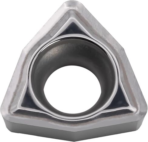 20 pcs WCMX040208 Trigon Drilling Inserts, for Use with Indexable Drills, AlTiN Coated, for Machining Cast Iron, Steel in Kuwait