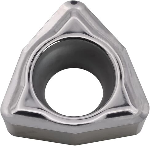 20 pcs WCMX040208 Trigon Drilling Inserts, for Use with Indexable Drills, AlTiN Coated, for Machining Cast Iron, Steel in Kuwait