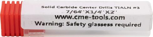 تدريبات CME 5 PCS Carbide Center ، الحجم رقم 3 ، مطلي tialn in Kuwait