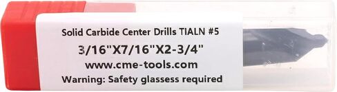 تدريبات CME 5 PCS Carbide Center ، الحجم رقم 3 ، مطلي tialn in Kuwait