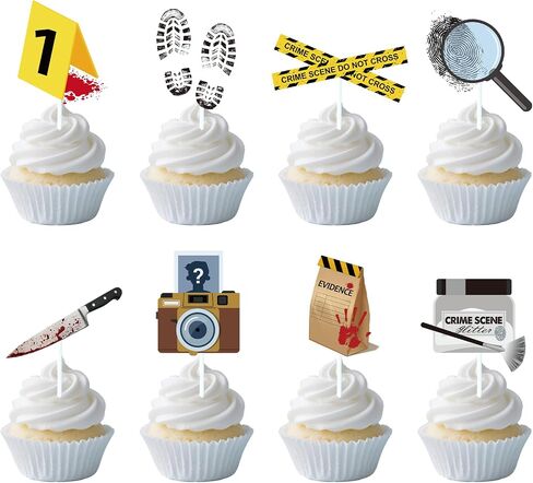 Gameza BBQ Dust Dufk Decorations - 40pcs Baby Q Baby Shower Decorations Cupcake Cupcake Cupcake تختار كعكة ديكور شواء النزهة تحت عنوان الحفل in Kuwait