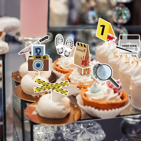 Gameza BBQ Dust Dufk Decorations - 40pcs Baby Q Baby Shower Decorations Cupcake Cupcake Cupcake تختار كعكة ديكور شواء النزهة تحت عنوان الحفل in Kuwait