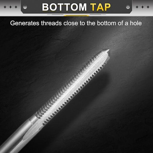 UXCELL HAND PLUP TAP M4 X 0.7 H2 Metric Thread Plug Taps Taps Straight Flute Screat Tapping Threading أداة 9CRSI أداة الصلب in Kuwait